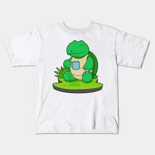 Turtle Mug Coffee Kids T-Shirt